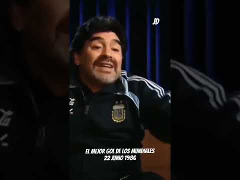 A 38 AÑOS DEL MEJOR GOL DE LOS MUNDIALES Contado por Diego Maradona. Cine! #CopaDelMundo #JD