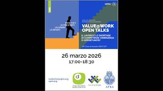 V@W26.3.2026 Il lavoro e lo shortage di competenze: emergenza o opportunità?