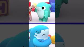 Baby Shark Respect the Others! 🦖 1 Shark Academy #Shorts #YouTubeKids #KidsSongs