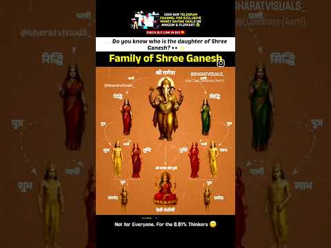 Family tree of Lord Ganesha 🏠 #Shorts