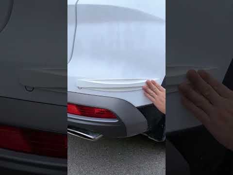 If the road conditions are not good, novice drivers are prone to scratching the bumper when turning