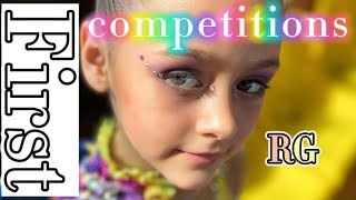 My first rhythmic gymnastics competition ✨