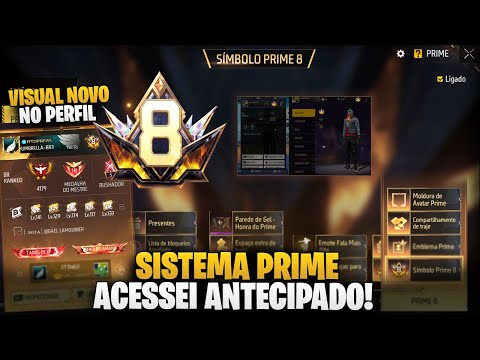 SISTEMA PRIME! ACESSEI ANTECIPADO! VEJA PRÊMIOS, COMPARTILHAMENTO DE SKIN E MAIS!