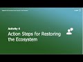 Scientific Arguments and Ecosystem Restoration