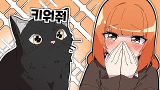 길냥이에게 간택받은 썰