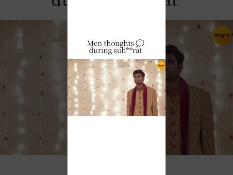 men thoughts 💭 during suhagrat #funnyshorts #webseries