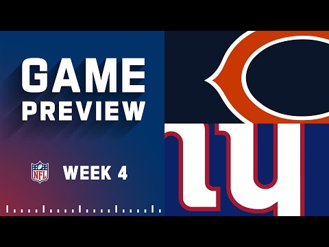 Chicago Bears vs. New York Giants Week 4 Game Preview video clip