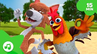 ¡Jugamos en la Granja de Zenón!👨🏻‍🌾[15 min] Canciones Infantiles | La Granja de Zenón