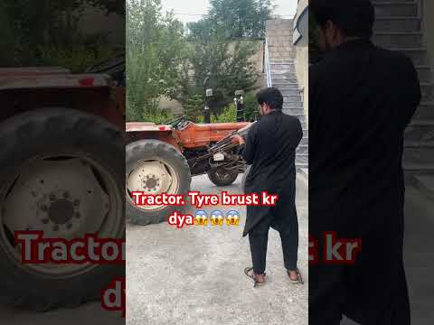 😱😱😱tractor ka tyre brust kr dya #freefiring #ak47firing #tanoli #umershahzadtanoli