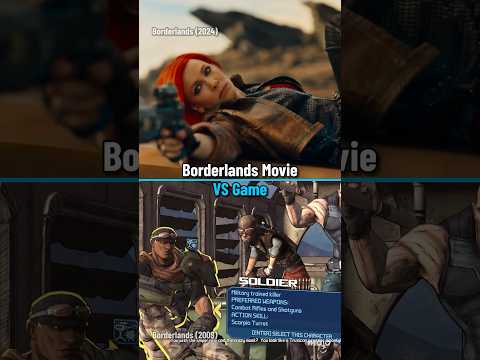 Borderlands: Movie VS Game #shorts