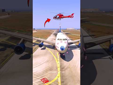 अरे पापा 🧔 हेलीकॉप्टर ✈️तो लड़ गया 😱#shorts