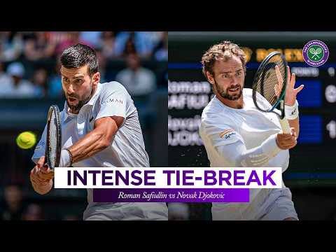 Top-tier tie-break! ⚔️ | Roman Safiullin vs Novak Djokovic | Wimbledon 2026