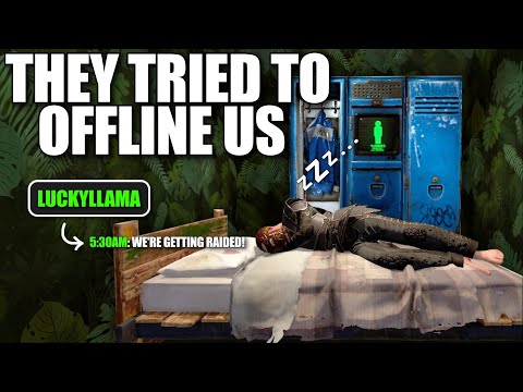How LuckyLlama and I Angered a clan to offline raid us at 5:30am in Rust...