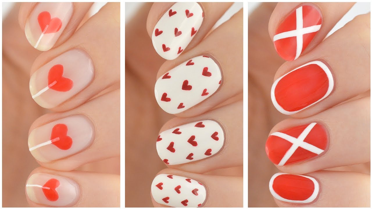 New Nail Art 2023 💌 Cute & Easy Valentine’s Day Nail Designs
