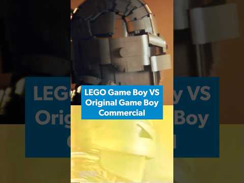 Gameboy (1989) vs LEGO Gameboy (2025) Advert showdown! #SDCC #Gameboy #LEGO