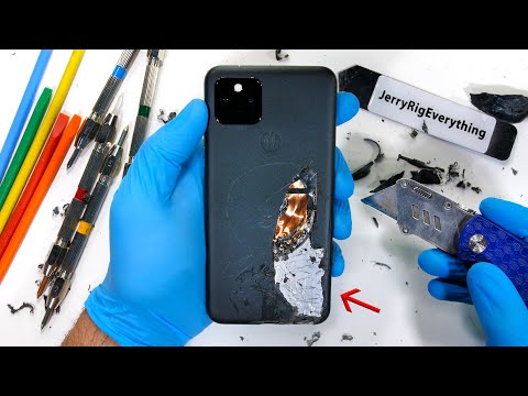 (ENGLISH) Is the Google Pixel 5 Really made of Metal? - Durability Test!