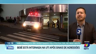 Caso de bebê com sinais de violência em Joaçaba é apurado pela polícia