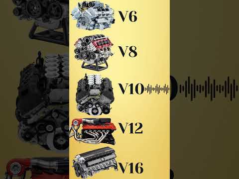 Which Engine sounds the Best? #shorts #v6 #v8 #v10 #v12 #w16 #v16 #engine #supercars #automobile