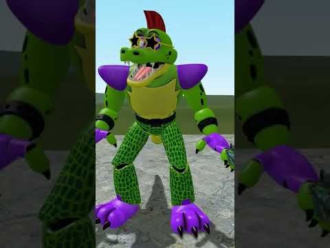GOLDEN FNAF SECURITY BREACH ANIMATRONICS in GMOD #Shorts