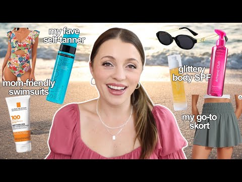 SUMMER FAVES 🩵 Amazon Finds, Cheap HOKA Alternative, Self-Tanner I Trust, Mom-friendly Swimsuits