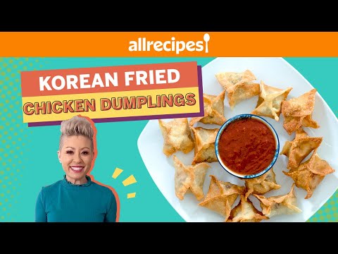 These Crispy Korean FRIED CHICKEN DUMPLINGS Are Insanely Delicious! | Cooking in the Comments