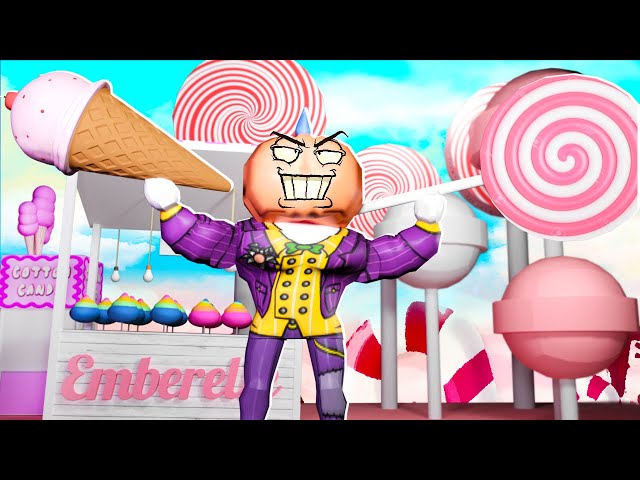 Lifting Giant Candy And Ice Cream In Roblox Strongman Simulator