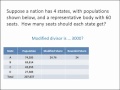 Jefferson's Method for Apportionment
