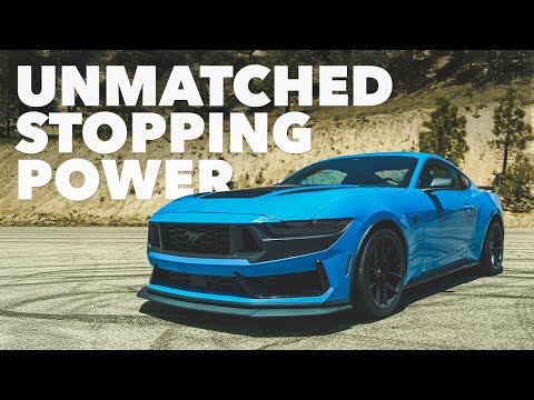 The KING of Braking Is a.... Mustang??! 2024 Ford Mustang Dark Horse Review