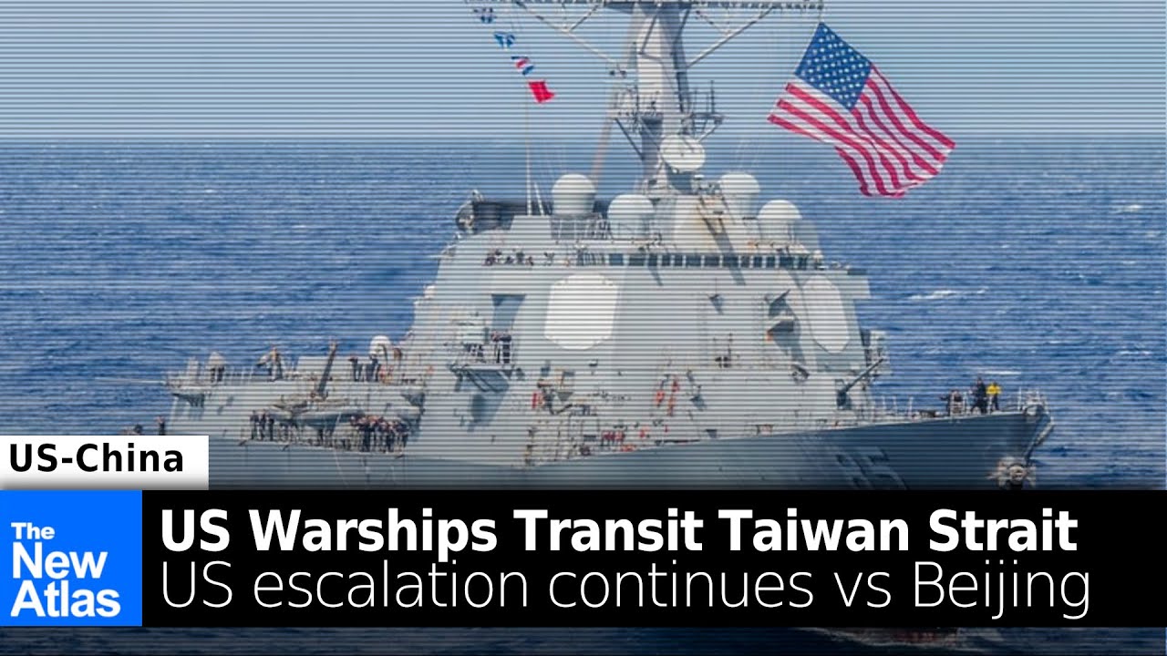 US-China Tensions Over Taiwan Update (Aug 29, 2022) - US Warships in Taiwan Strait