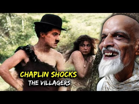 Charlie Chaplin in Prehistoric Times – Villagers’ First Reaction!