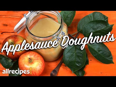Applesauce Doughnuts with Buttermilk | At Home Recipes | Allrecipes.com
