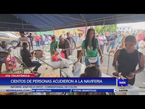 Cientos de personas acudieron a la naviferia en Colón