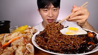   점심 짜장면,, 탕수육 먹방 ASMR MUKBANG