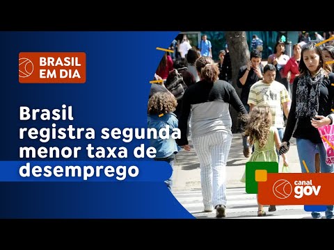 Brasil registra segunda menor taxa de desemprego em 12 anos