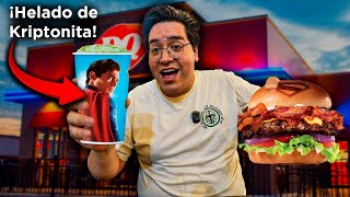 Probando el menú de SUPERMAN: ¿Es de otro planeta? 👽🍔