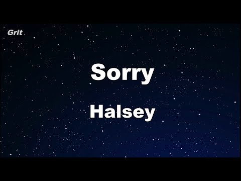 Sorry – Halsey Karaoke 【No Guide Melody】 Instrumental