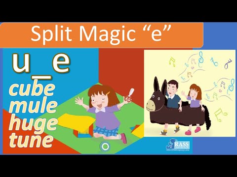 u_e | Split Vowel Magic "e" |  Phonics Reader | A Cube and a Tube | Go Phonics 2C Unit 21 - YouTube