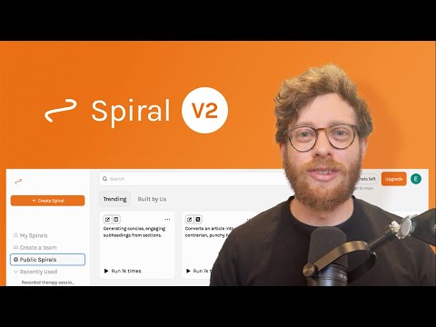 Introducing Spiral V2 – new interface, features, and 200+ public Spirals