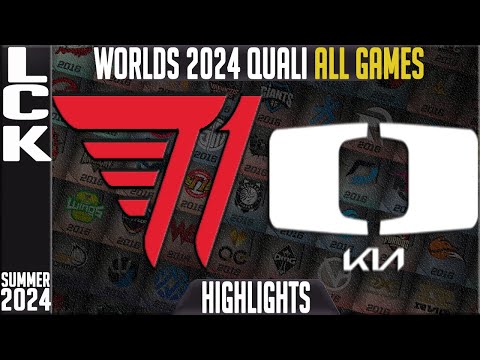 T1 vs DK Highlights ALL GAMES | LCK Worlds 2024 Qualifier | T1 vs Damwon KIA