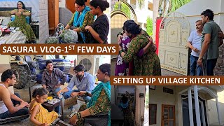 Village Diaries - Reached Sasural on Teej | First Few Days in India- Setting Up My Village Kitchen