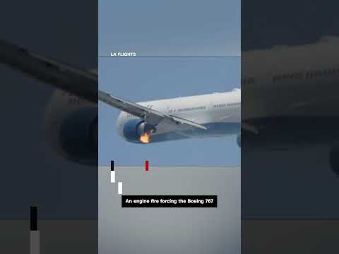 Delta flight makes emergency landing after engine fire