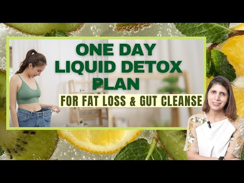 Indian Liquid Detox Day Routine | One Day Fluid Fasting Diet Plan | No Starving, Just Real Nutrition