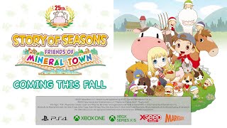 Story of Seasons: Friends of Mineral Town coming to PS4, Xbox One this fall