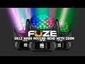 2x BeamZ Fuze2812 Moving Head Wash Lights with Zoom Package