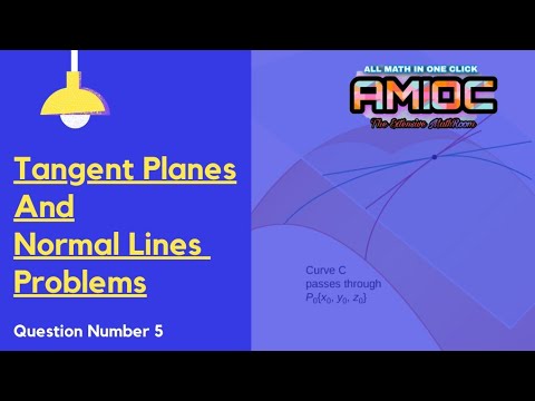 Tangent Planes and Normal Lines | Problems, Question...