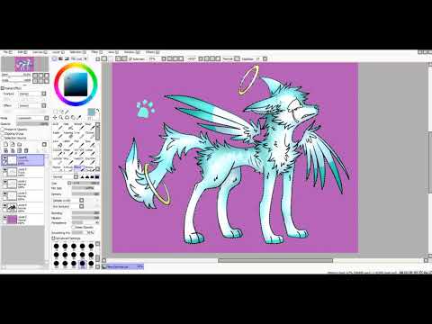 SAI: How to do Shiny Art Blood