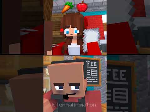 When JJ Sister Leaves JJ at Checkout 😭😫 - MAIZEN Minecraft Animation #minecraft #shorts