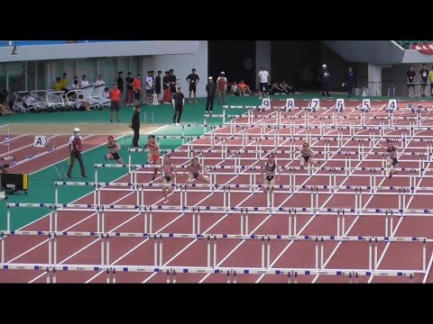 【大会新 松田晏奈選手】20240518長崎県選手権 女子100mH決勝