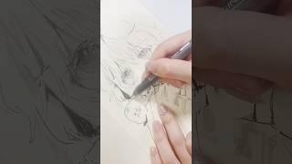 ペンで描いてみた🥼🎨 #イラストメイキング