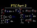 Antiderivatives and Fundamental Theorem of Calculus